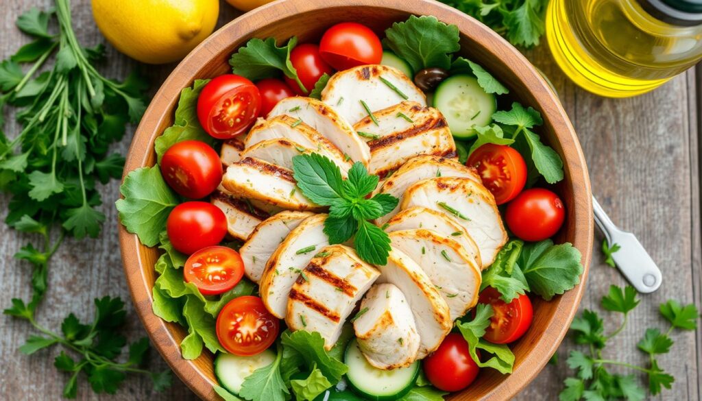 healthy chicken salad