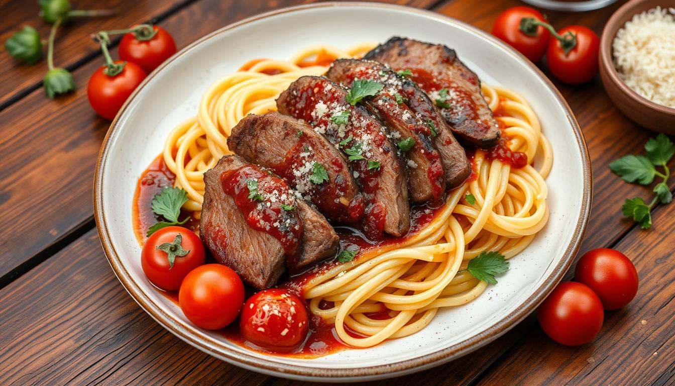 steak pasta recipe