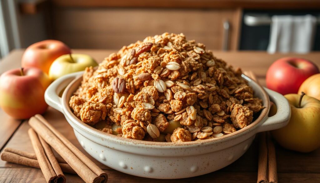 vegan and gluten-free apple crisp