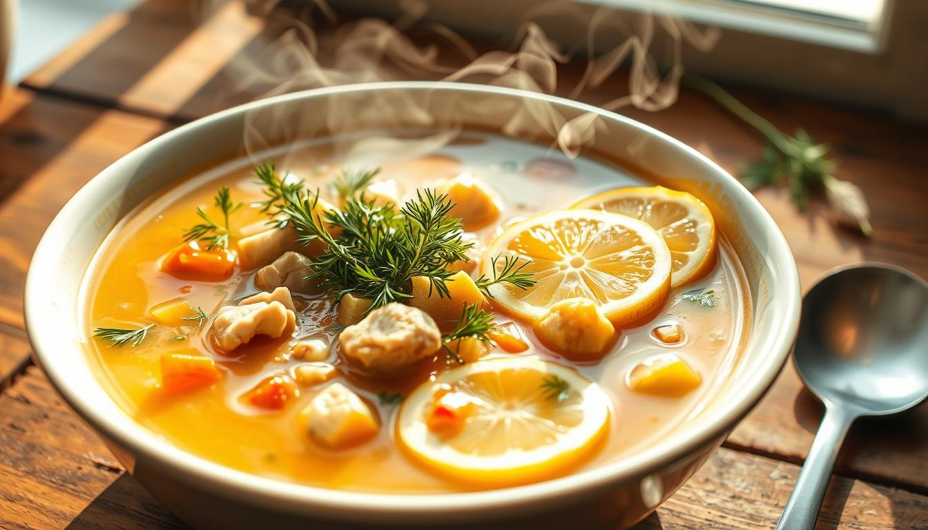 Greek Lemon Chicken Soup