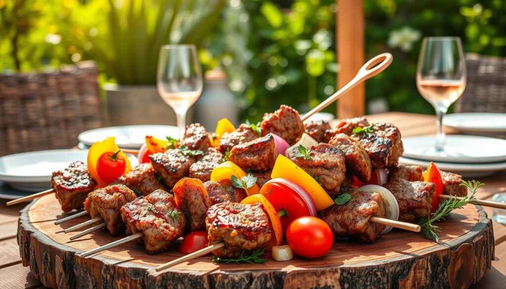 Mediterranean Grilled Lamb Skewers