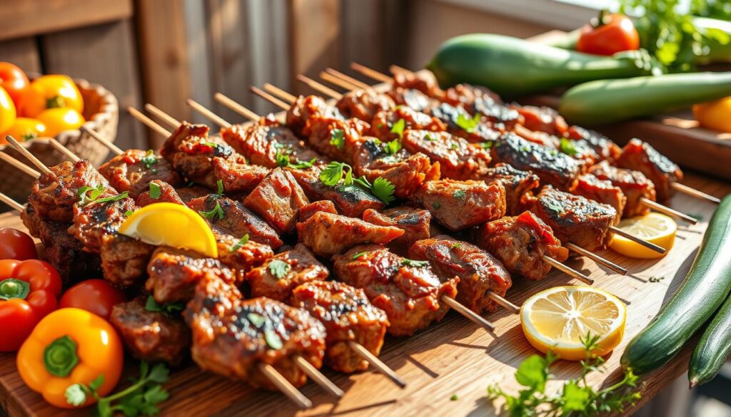 Mediterranean Grilled Lamb Skewers