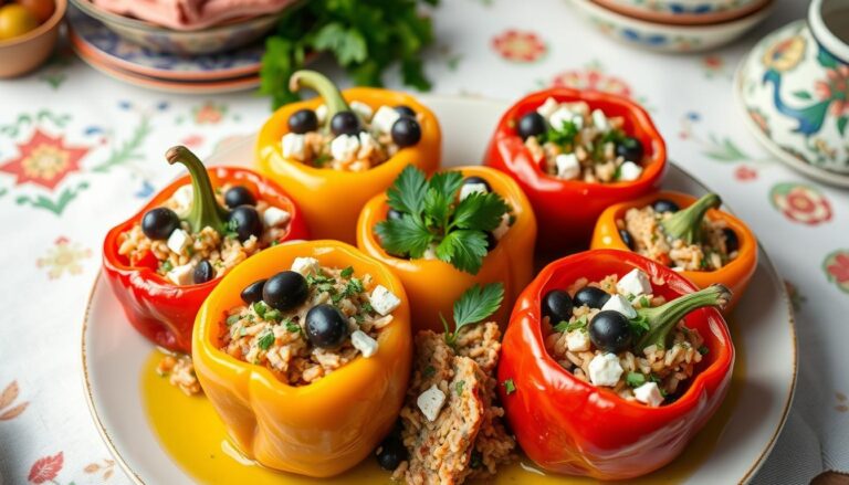 Mediterranean Stuffed Bell Peppers