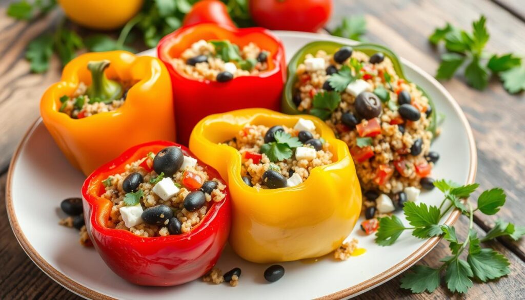 Vegetarian Stuffed Bell Peppers