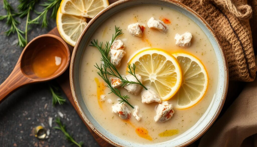 greek lemon chicken soup