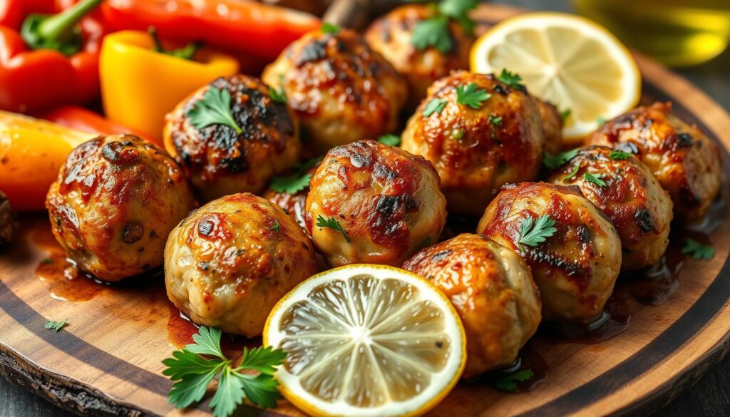 lean chicken meatballs