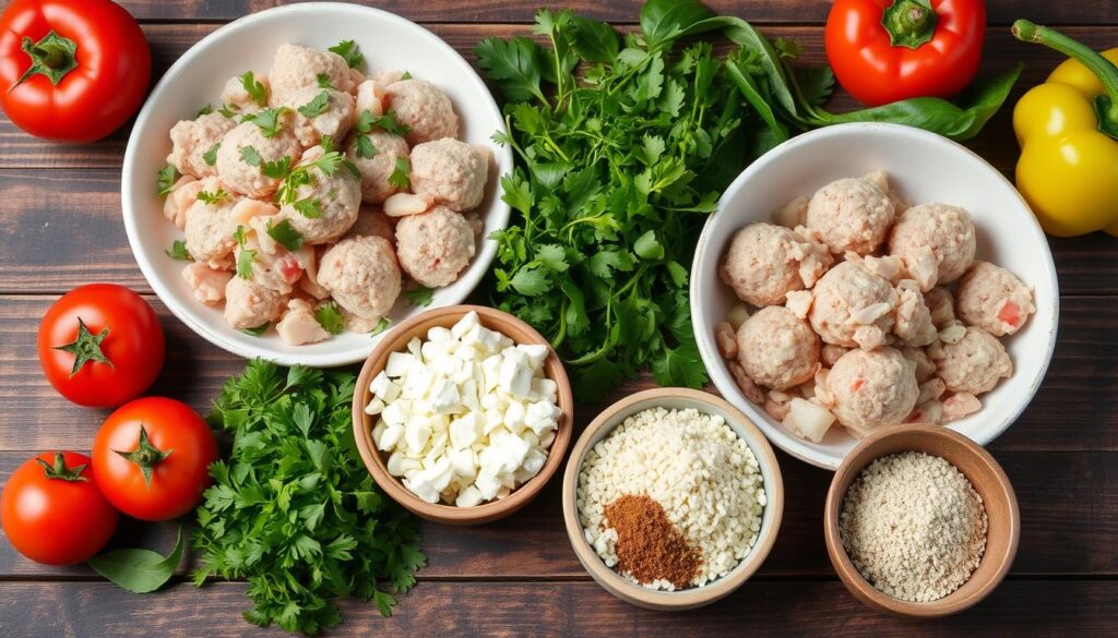 mediterranean meatballs ingredients