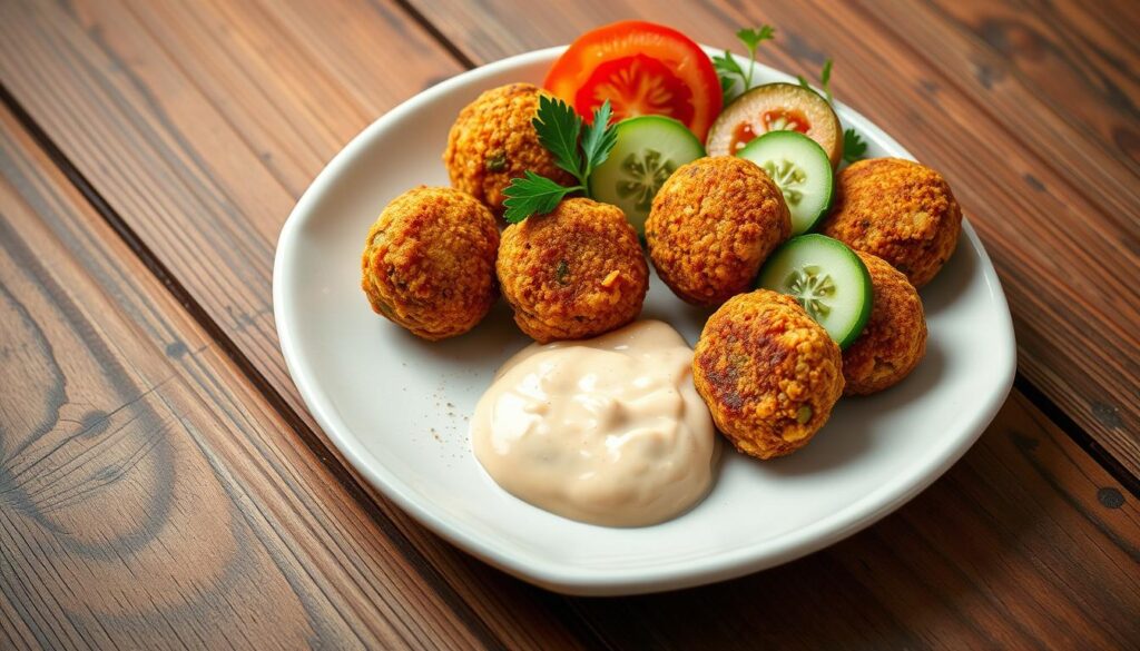 oven-baked falafel